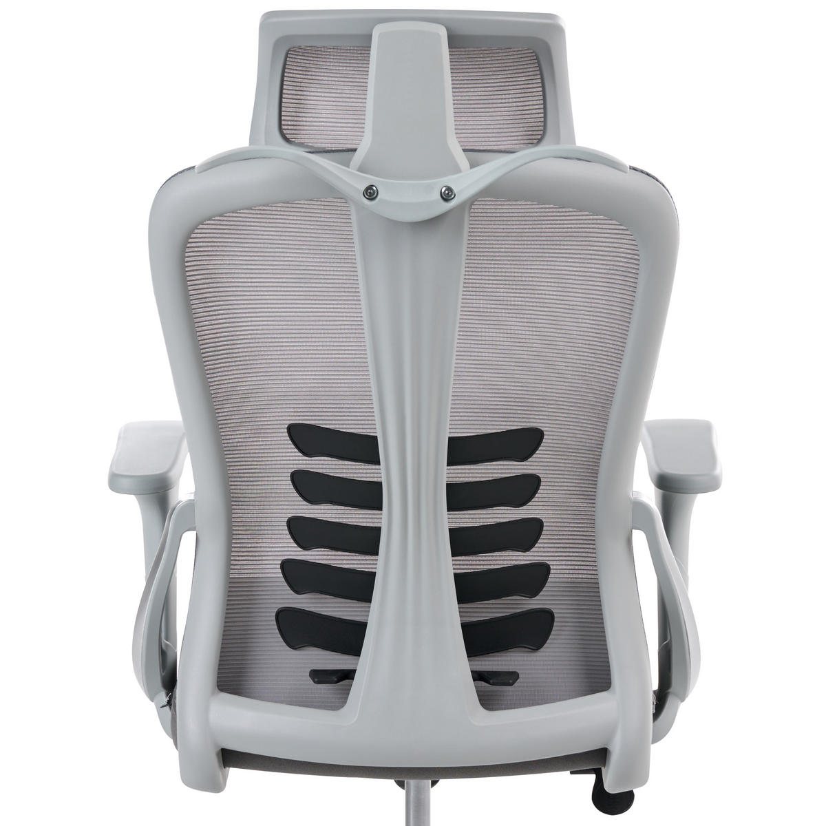 BÜROSTUHL Grau Ergonox - Grau, Textil (60/119/70cm) - Beliani