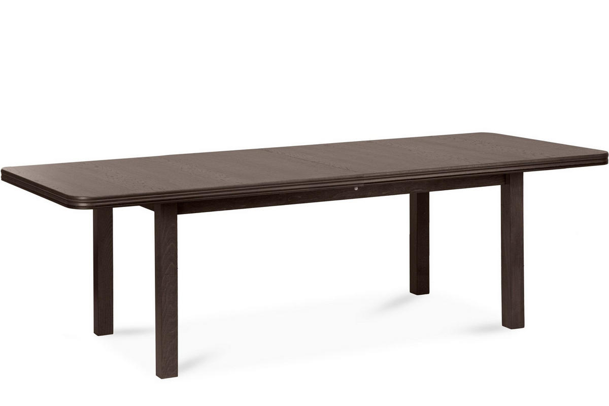 ESSTISCH COSPE ausziehbar bis 200cm, Walnuss dunkel - Walnussfarben, Holz (160/77/90cm) - KONSIMO®