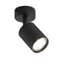 DECKENSTRAHLER Freiheit 1-flammig 6/6/14 cm - Schwarz, Metall (6/6/14cm) - Nettlife