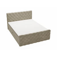 BOXBETT Lunaris 180x200 Hellbraun - Hellbraun, Holz/Textil (180/200cm) - Graingold