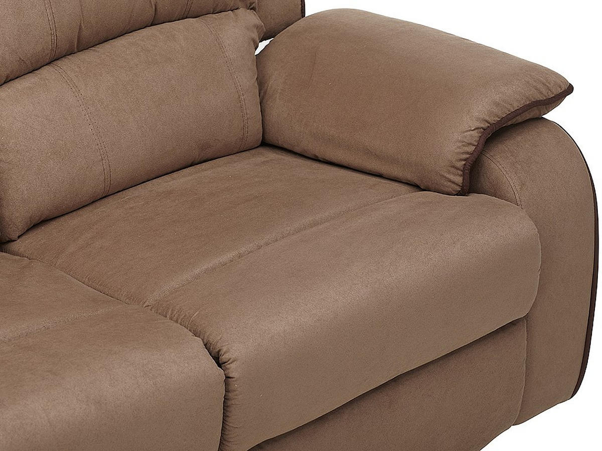 RELAXSOFA - 2 Personen - stoff - taupe Hernani - Taupe, Textil (158/99/96cm) - Vente-Unique