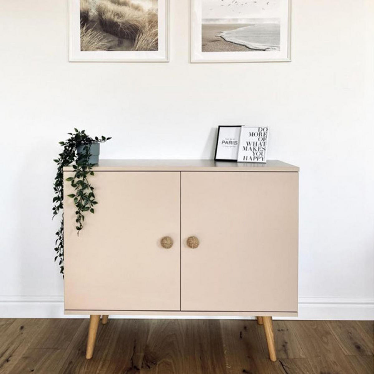 KOMMODE Ikon 100 Beige, Türkommode - Beige, Holzwerkstoff (100/85/42cm) - Bettso