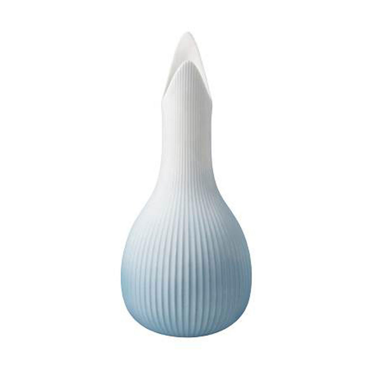 VASE Studio 8 Raindrop Ice blau 25 cm - Blau, Keramik (25cm) - Goebel