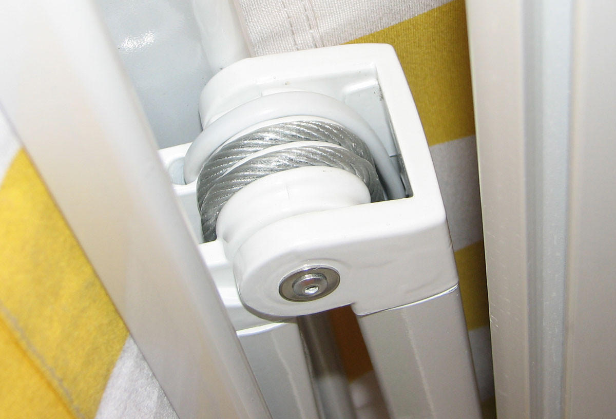 ELEKTRISCHE KASSETTENMARKISE Grau, Weiß - Weiß/Grau, Textil (450/23/300cm) - MCW