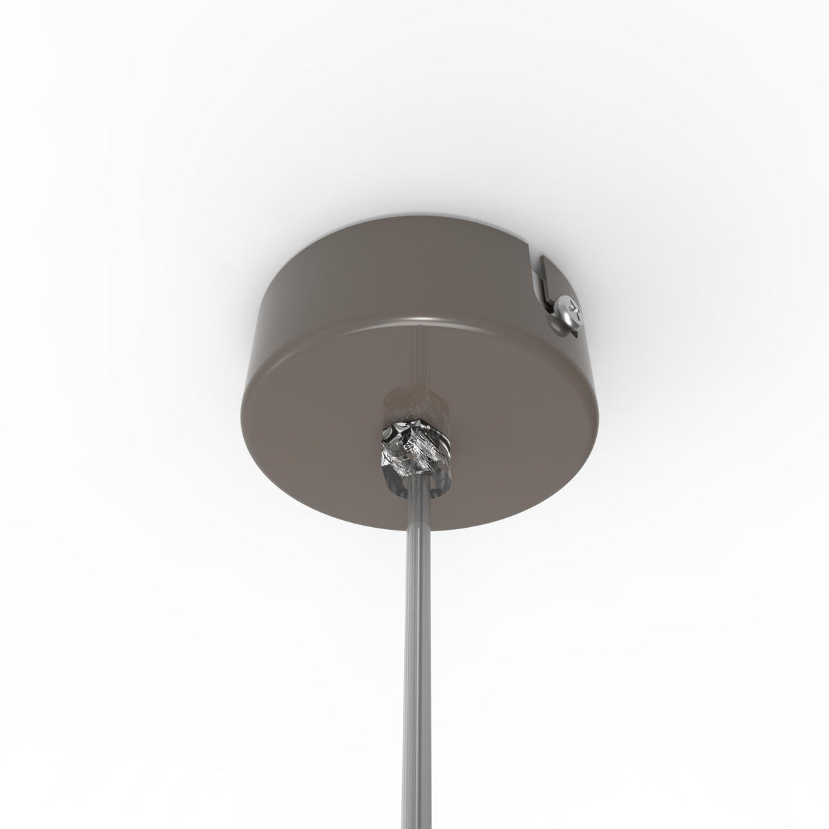 HÄNGELEUCHTE - Graubraun, Metall (40/40/20cm) - Lumicom