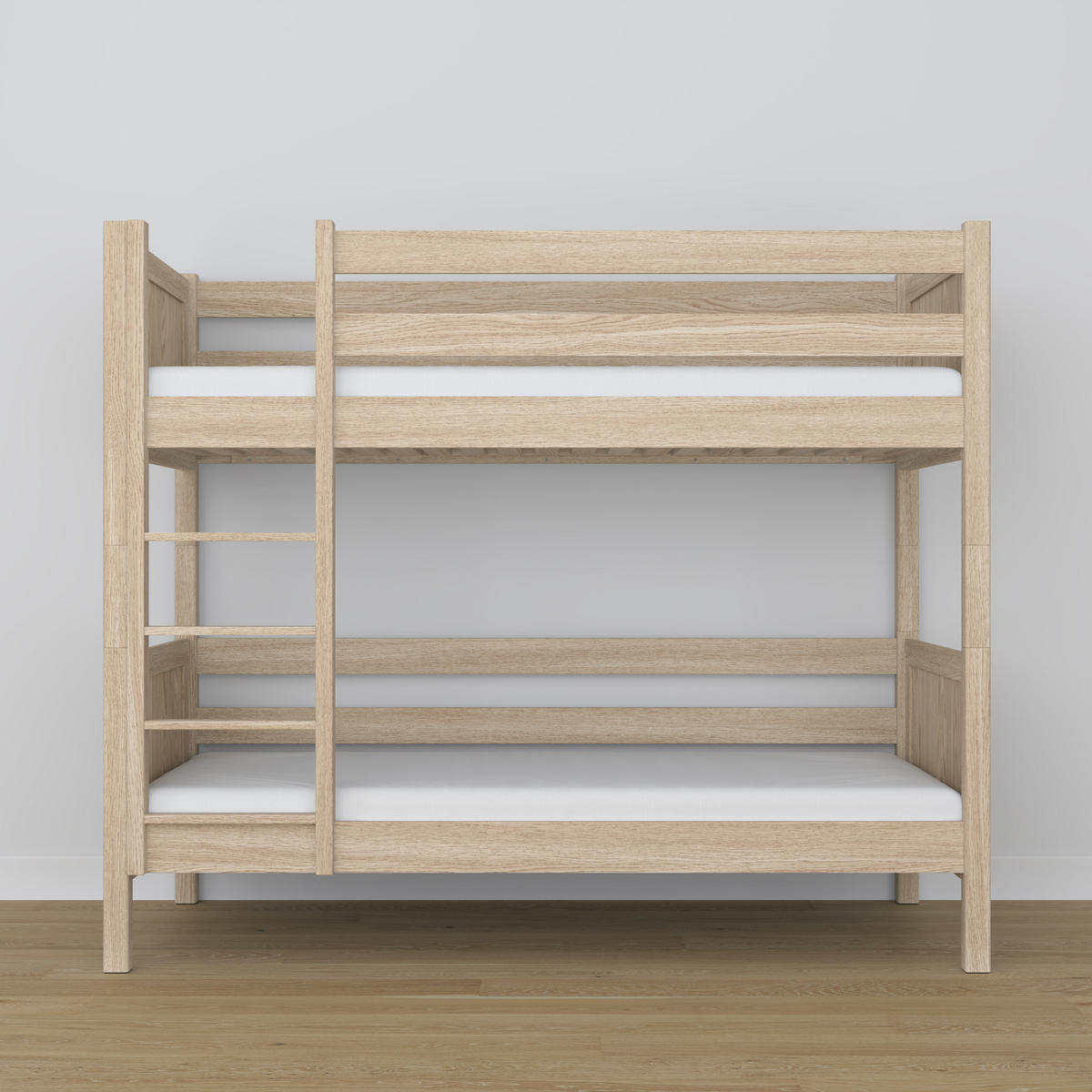 ETAGENBETT N02 Sonoma Eiche 90/200 - Sonoma Eiche, Naturmaterialien/Holz (90/200cm) - N-Wood