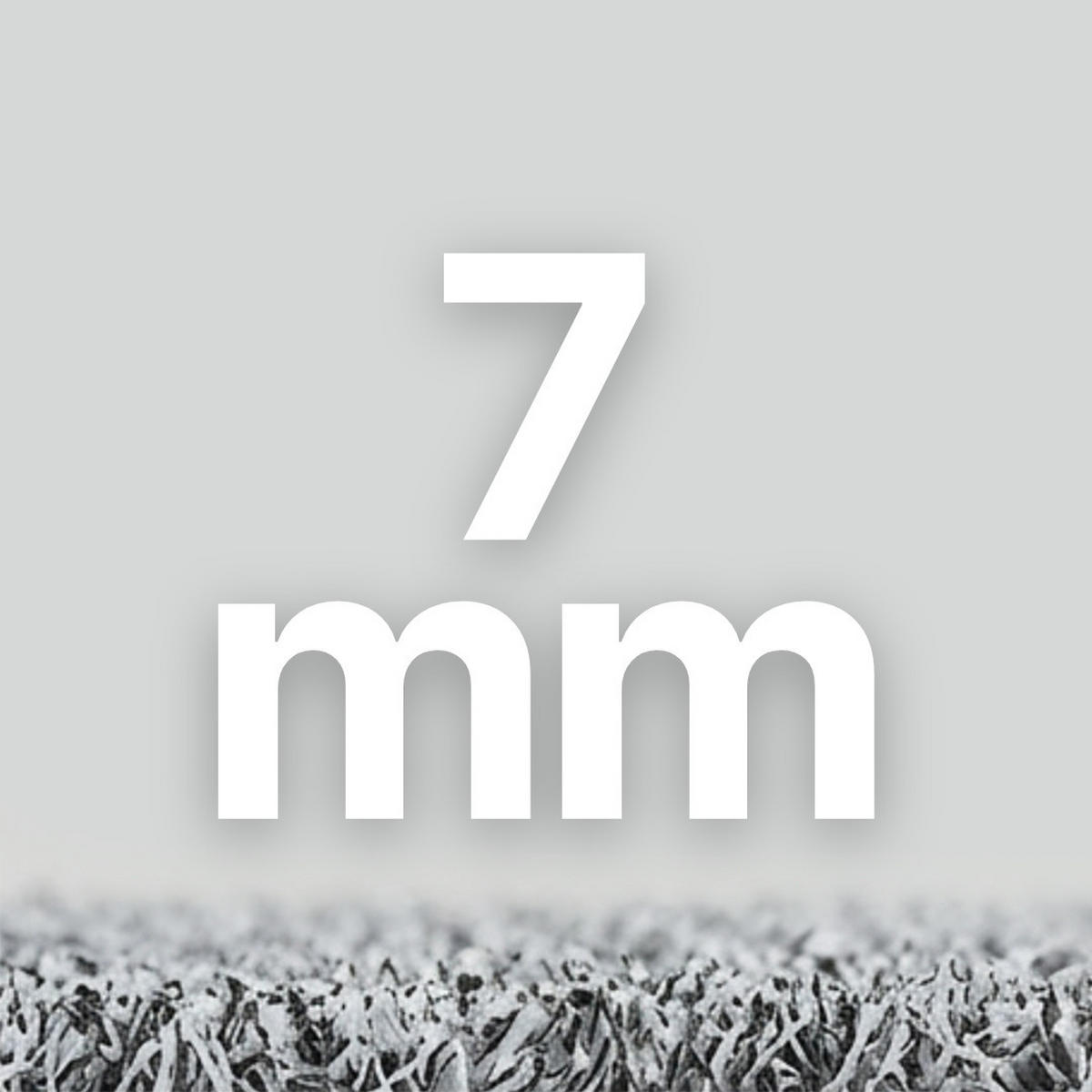 KUNSTRASEN Canyoo Schwarz Grau 6 mm – Rasenteppich, wetterfest, für Terrasse & Garten 300/850 cm - Schwarz/Grau, Textil (300/850cm) - Tapiso