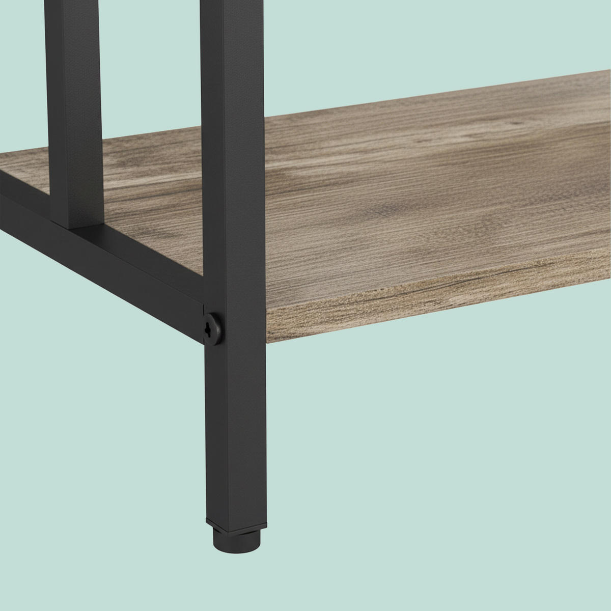 HANDTUCHSTÄNDER - Schwarz, Holzwerkstoff/Metall (60/81/28cm) - Relaxdays