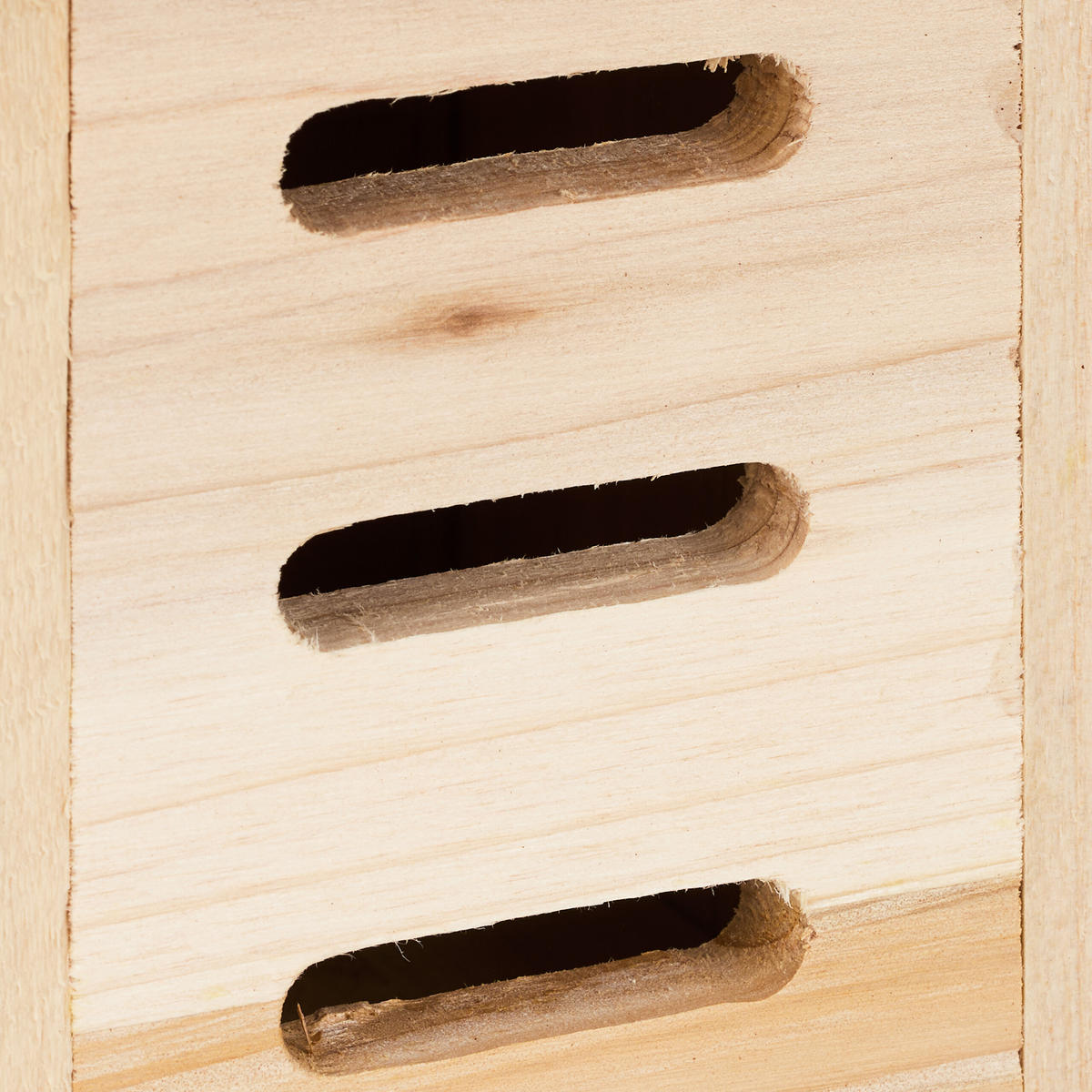 MARIENKÄFERHAUS - Hellbraun, Holz (18/22/12cm) - Relaxdays