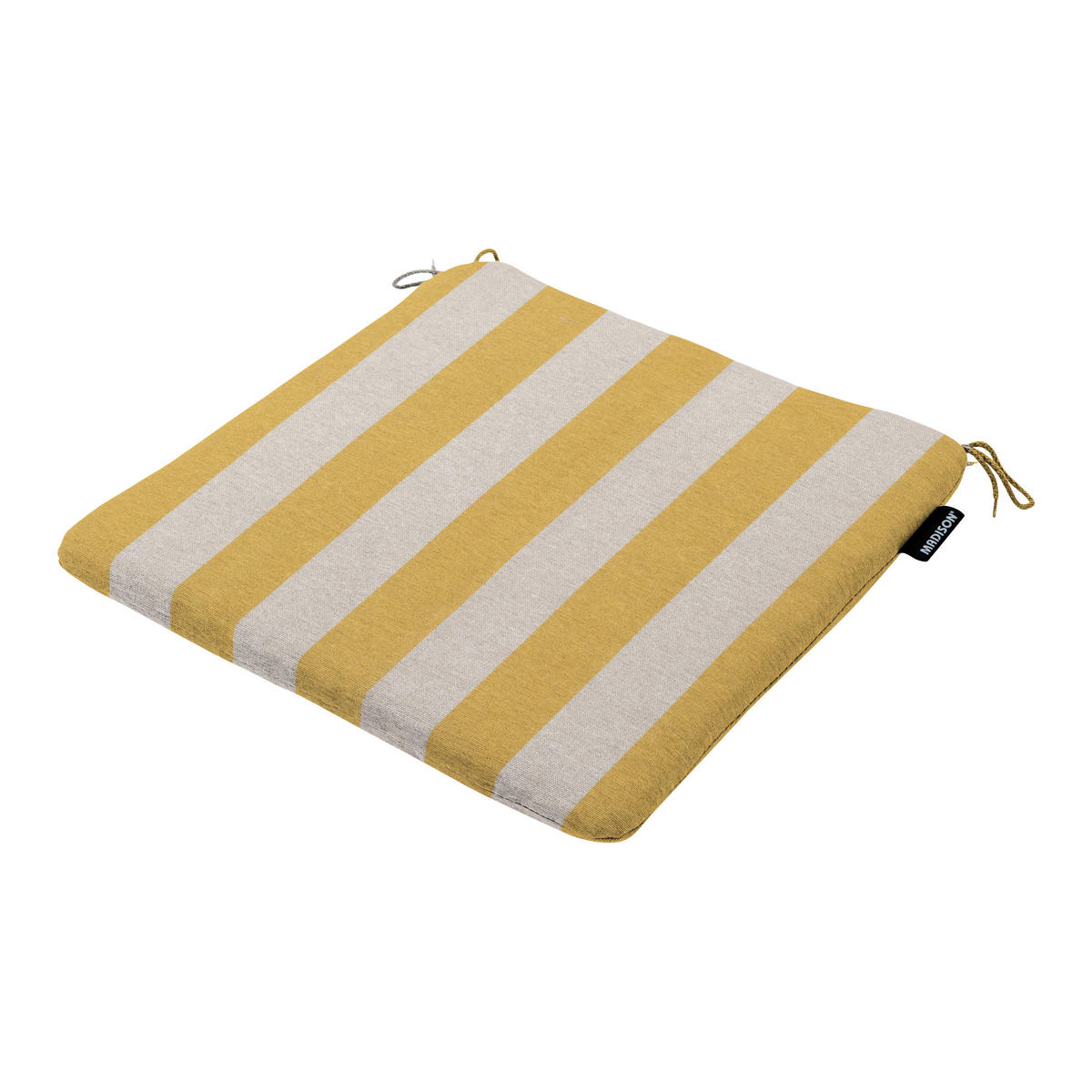 SITZKISSEN Amora - Gelb - 40/40/4,5 cm - 4er-Set - Gelb, Textil (40/4/40cm) - Madison