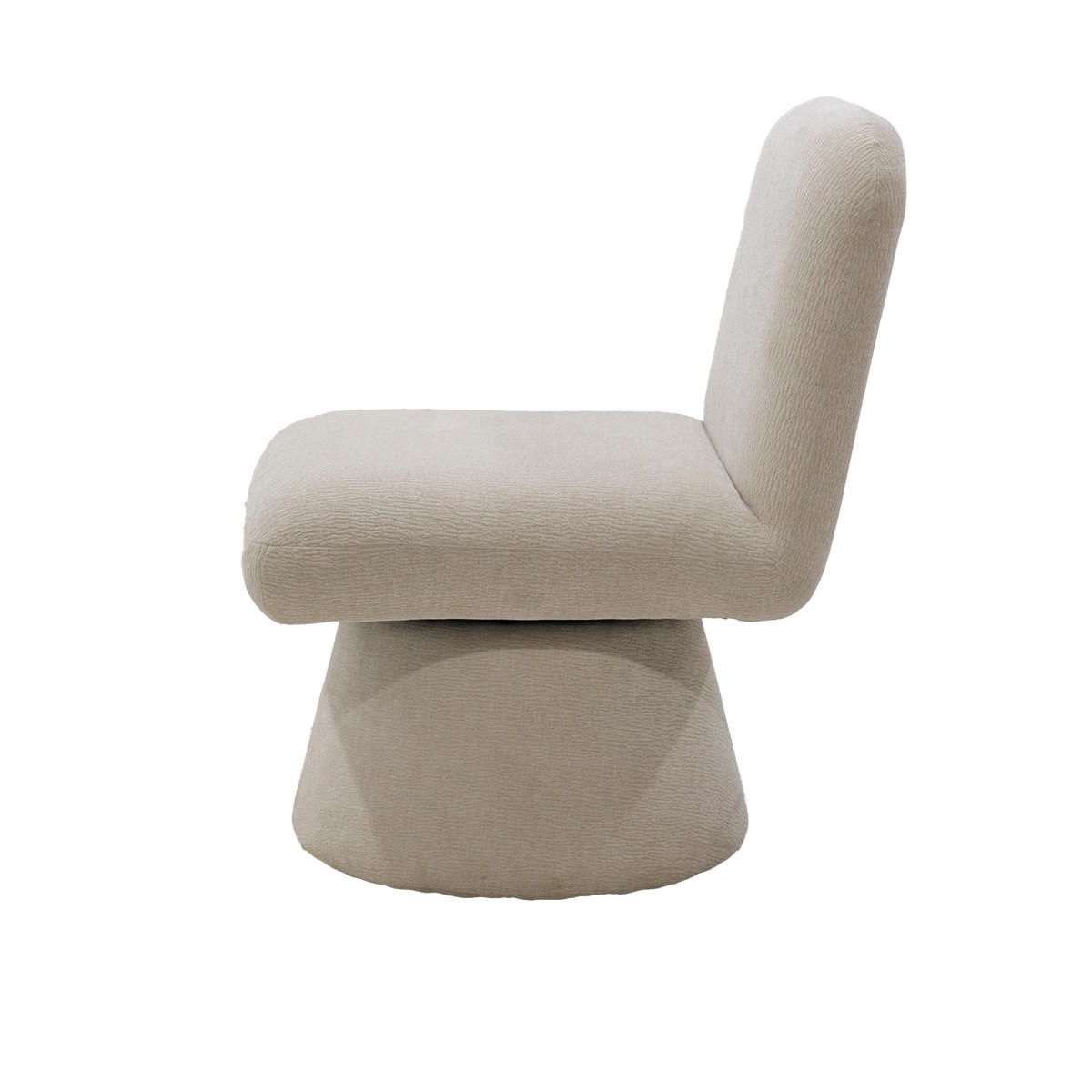 DREHSESSEL aus Stoff, Taupe - Taupe, Textil (70/78/60cm) - Giga Meubel