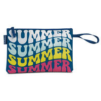 BIKINI WETBAG Summer Blau Badetasche wasserdichte Nasstasche - Blau, Kunststoff (20/20/30cm) - TiborTex