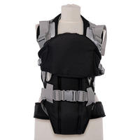 BABYTRAGE Weekend black Stillposition, 2 Blickrichtungen, gepolsterte Gurte, Polyester, 9 kg - Schwarz, Textil (22/35/25cm) - Lorelli