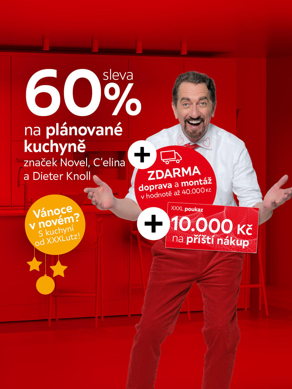 60 % na plánované kuchyně
