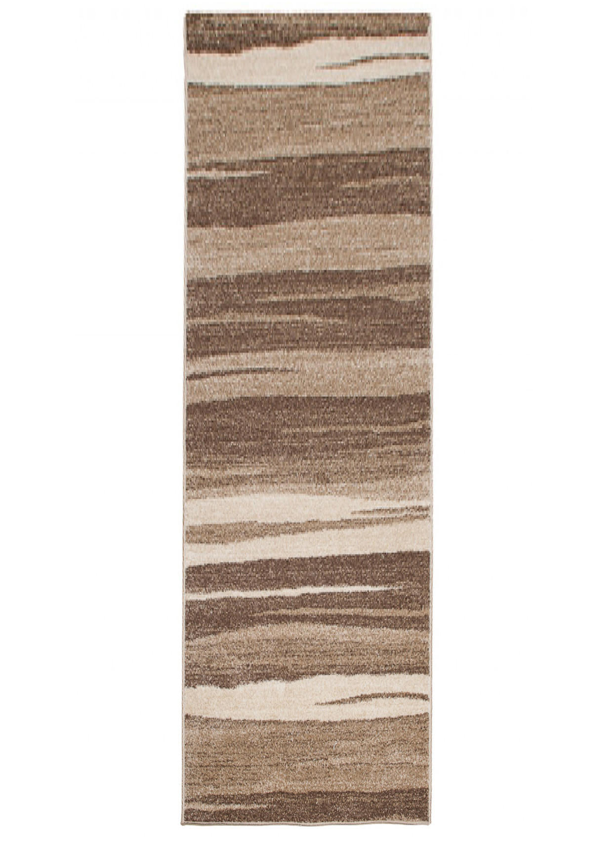 LÄUFER SARI Taupe 70/100 cm - Taupe, Textil (70/100cm) - Tapiso