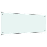 KÜCHENRÜCKWAND Glas 100x40 cm Weiß Wand-Spritzschutz - Weiß, Glas (100/40/0.6cm) - DELUKE