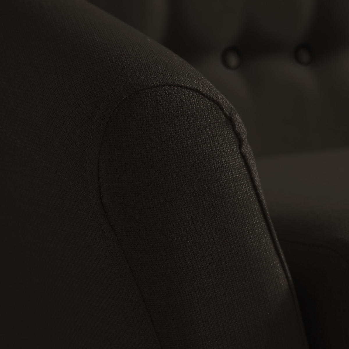 2-SITZER SOFA - Webstoff - Braun, Textil (148/76/67cm) - home24