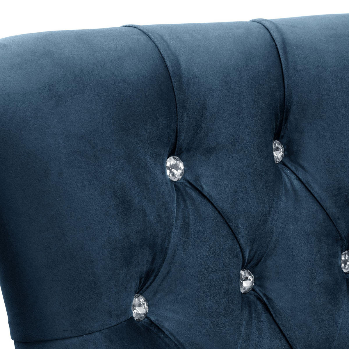 SESSEL Kayley Samtvelours dunkelblau - Dunkelblau, Kunststoff (71/97/82cm) - 58aufmkessel