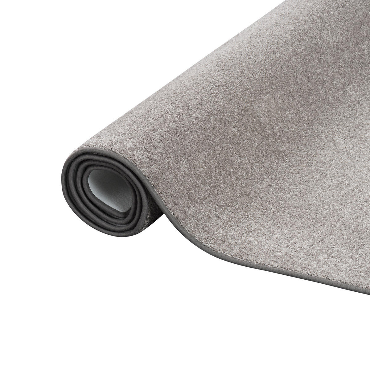 LUXUS SOFT VELOURS TEPPICH SHINE - Taupe, Textil (100/400cm) - Snapstyle