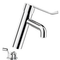 EINHEBEL-WASCHTISCHMISCHER BIOCLIP H95 L120 Hygienehebel - Chromfarben, Metall (22/9.5/30cm) - Delabie