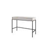 SCHMINKTISCH ZOVA Grau 104x77x50 cm Little table, Freistehend - Schwarz/Grau, Holzwerkstoff/Metall (50/104/77cm) - DomoHome