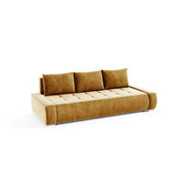 SCHLAFSOFA Vogar In Monolith - Dunkelgelb, Holzwerkstoff/Textil (240/85/110cm) - Fun Möbel