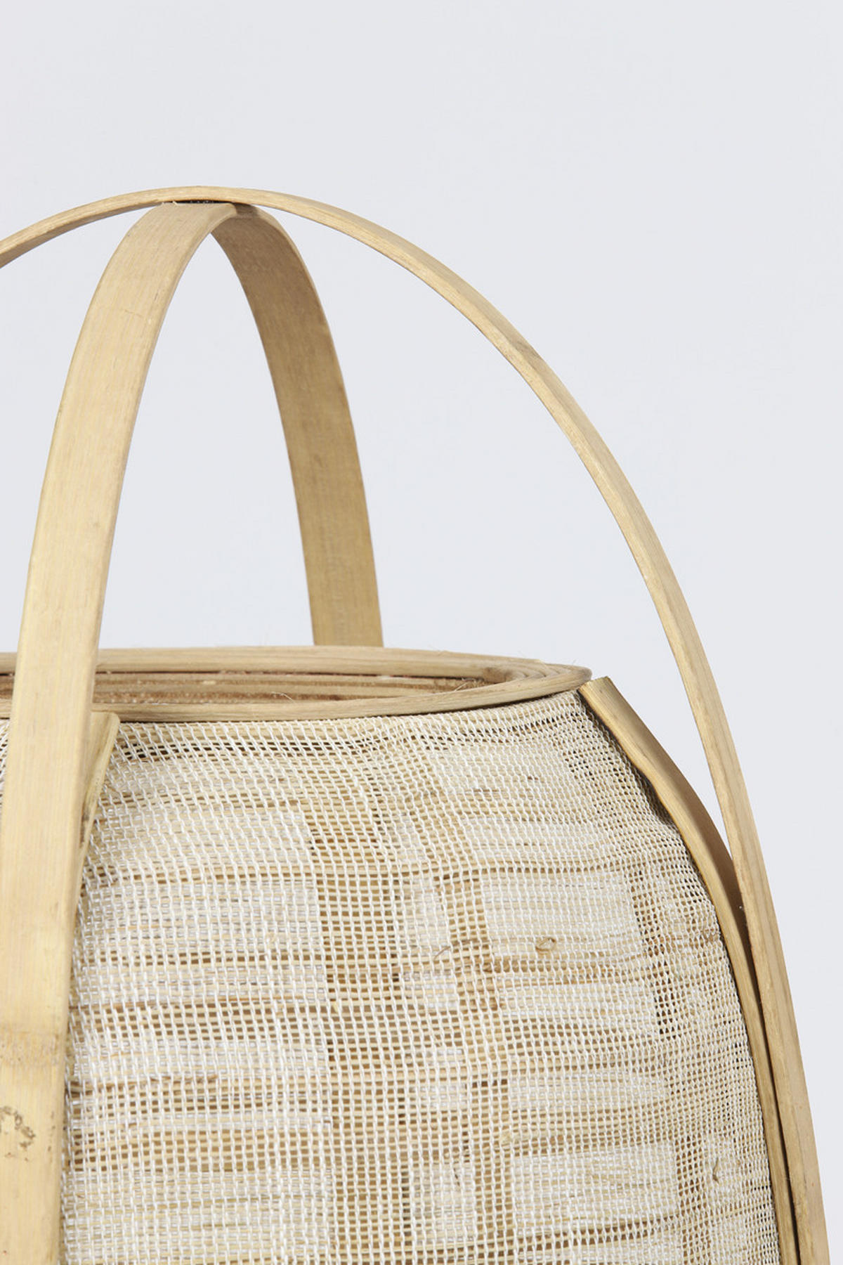 TISCHLAMPE Jacinto Braun Ø34/60 cm - Braun, Holz (34/34/60cm) - Light & Living