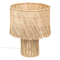 TISCHLAMPE Schilfrohr Yoni 34 cm - Braun, Naturmaterialien (25/25/34cm) - Atmosphera Createur d´interieur