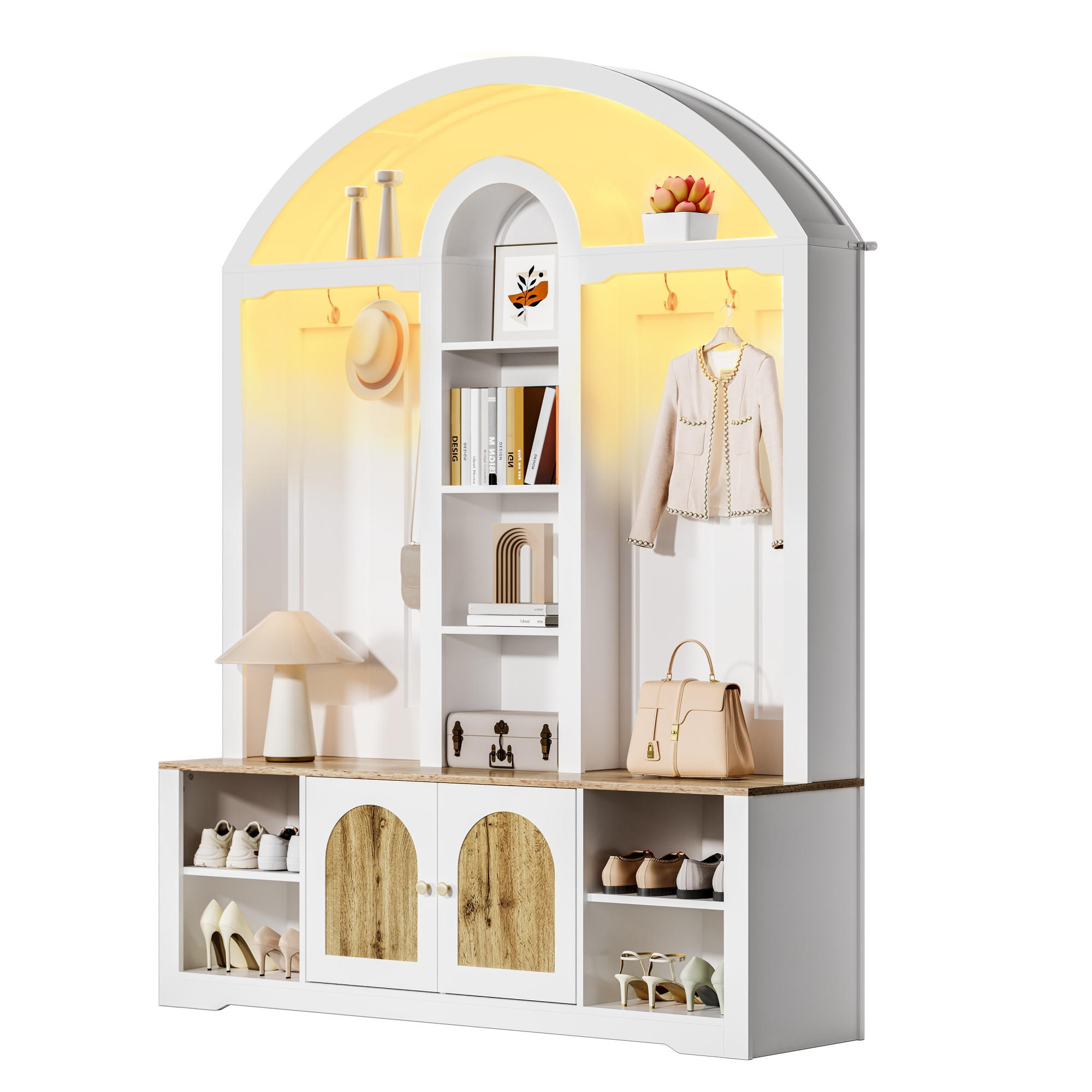 DULAP HOL multifunctional MDF, pantofar