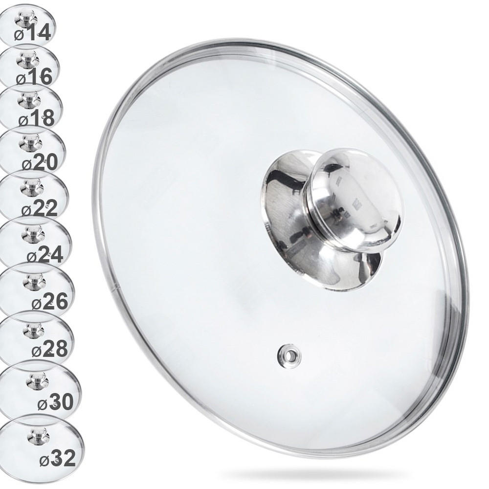 GLASDECKEL Universal transparent - Klar, Glas (18/18/5cm) - Orion 