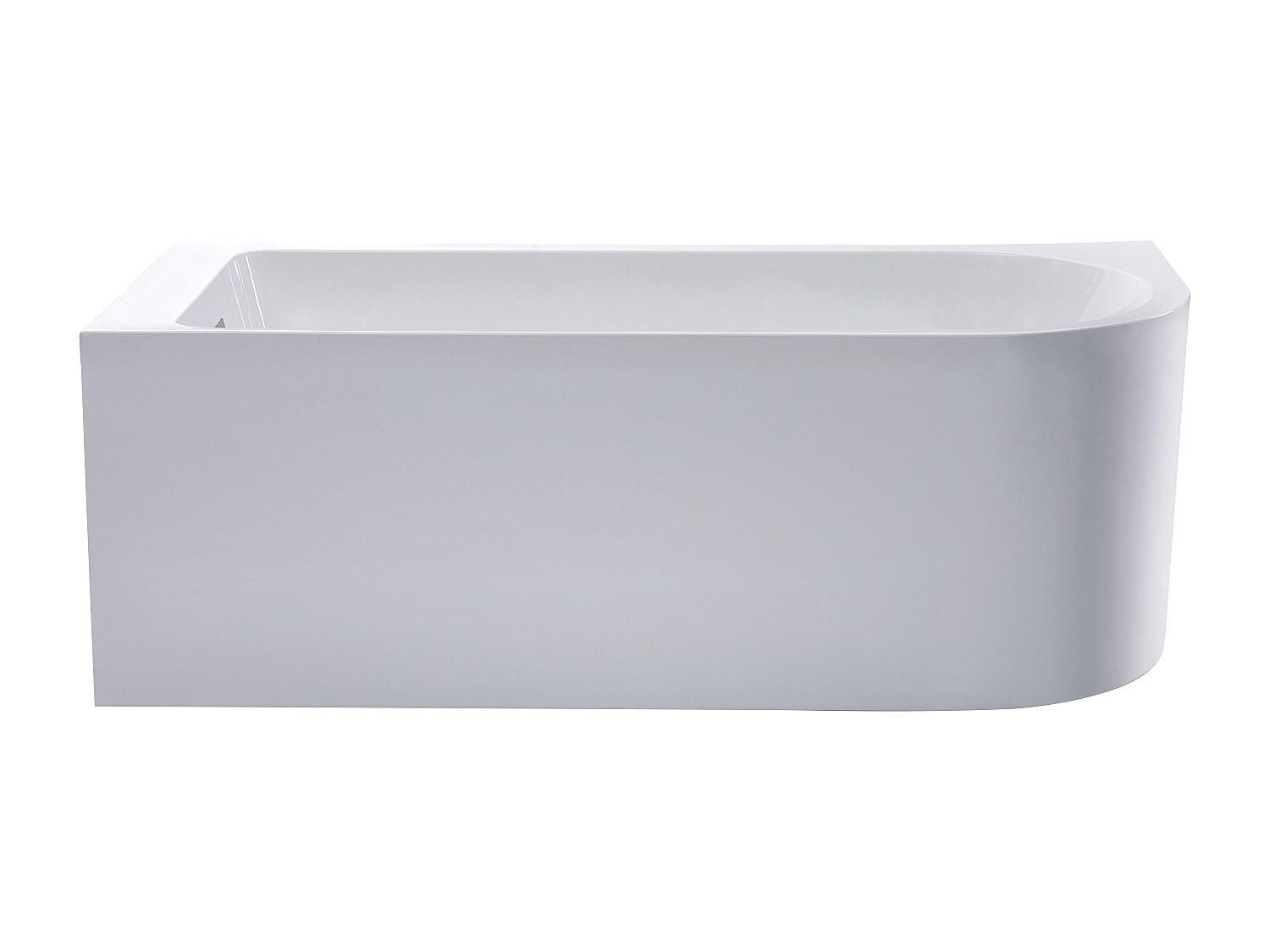 BADEWANNE (Standard) - 1 Person - acryl - weiß Anika - Weiß, Kunststoff (150/58/75cm) - Vente-Unique