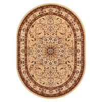 TEPPICH ATLAS oval beige orientalisch 200/300 cm - Beige, Textil (200/300cm) - Tapiso