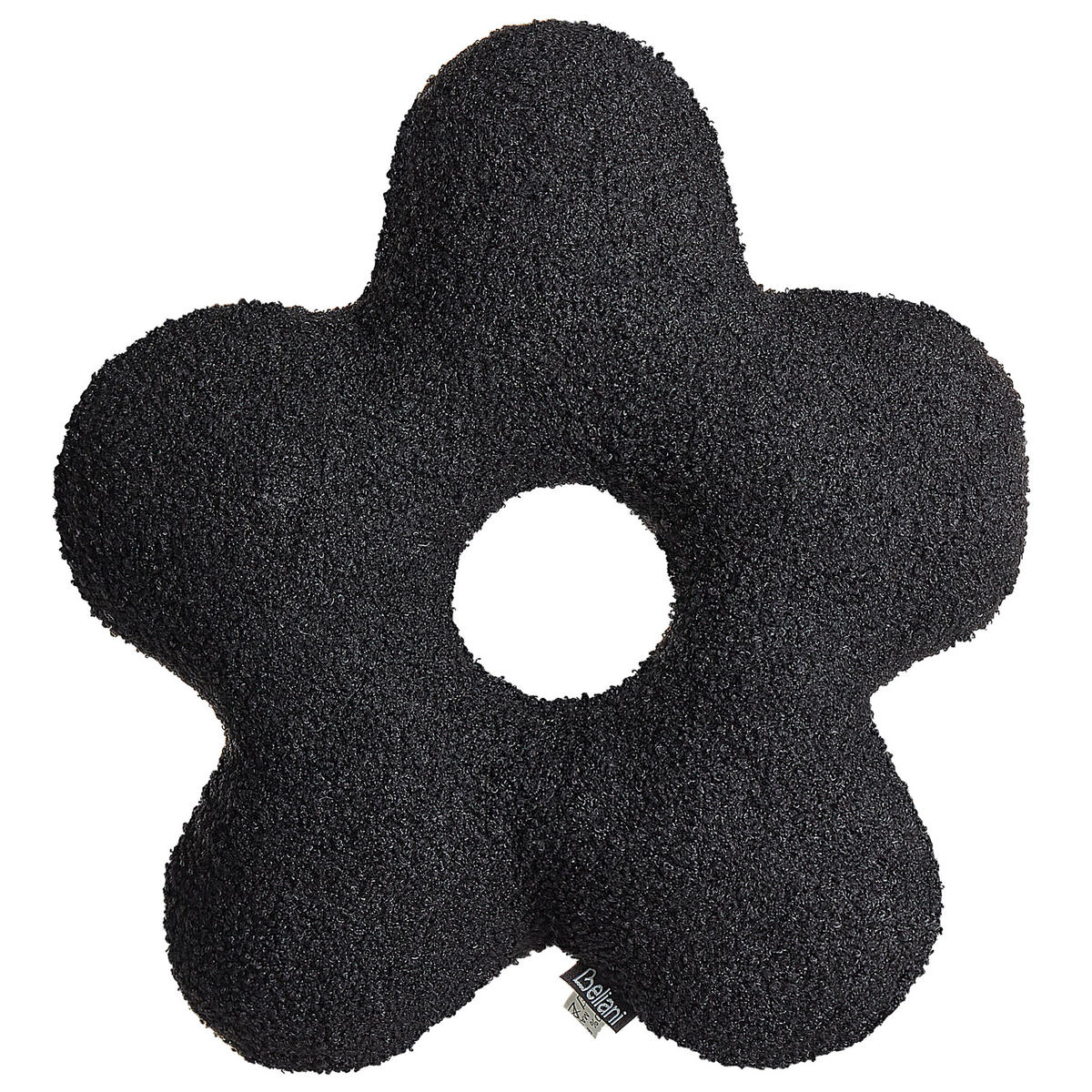DEKOKISSEN 2er-Set Schwarz 40/40 cm Camponula - Schwarz, Kunststoff (40/40cm) - Beliani
