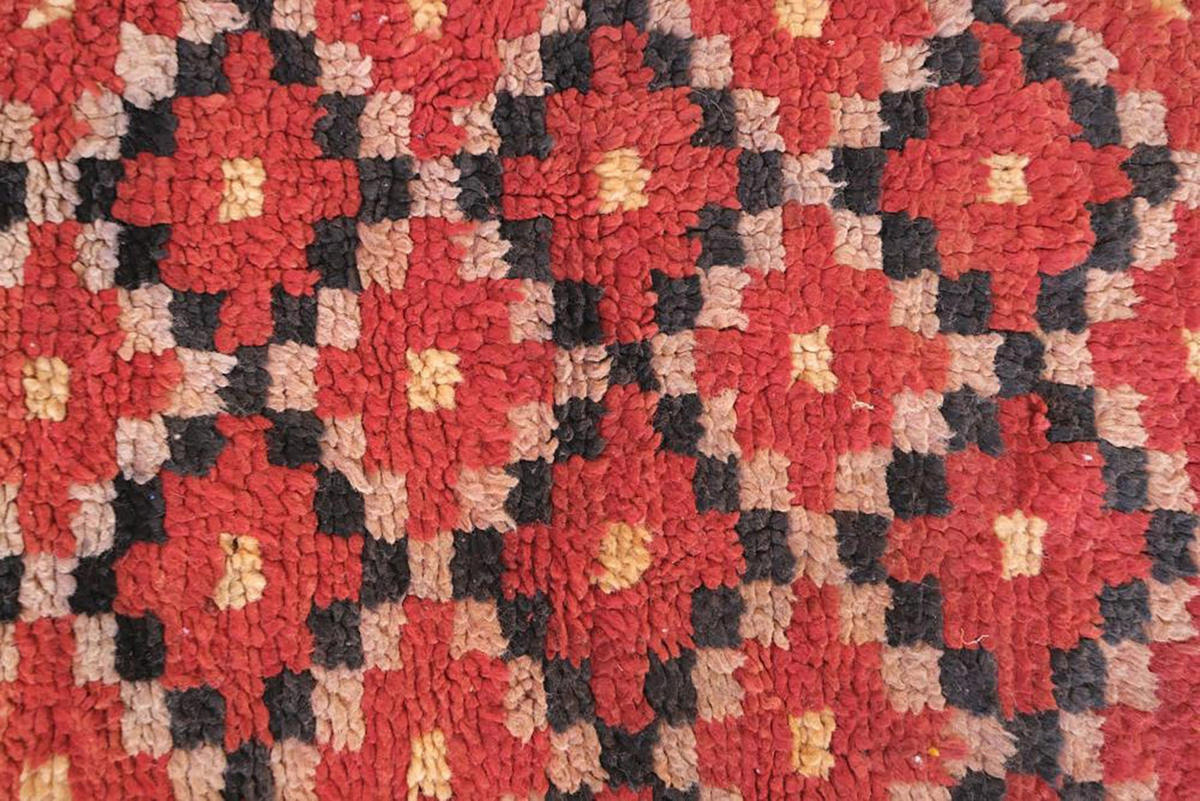 BERBERTEPPICH aus reiner Wolle 92x 282 cm - Rot, Naturmaterialien (92/282cm) - AFK Living