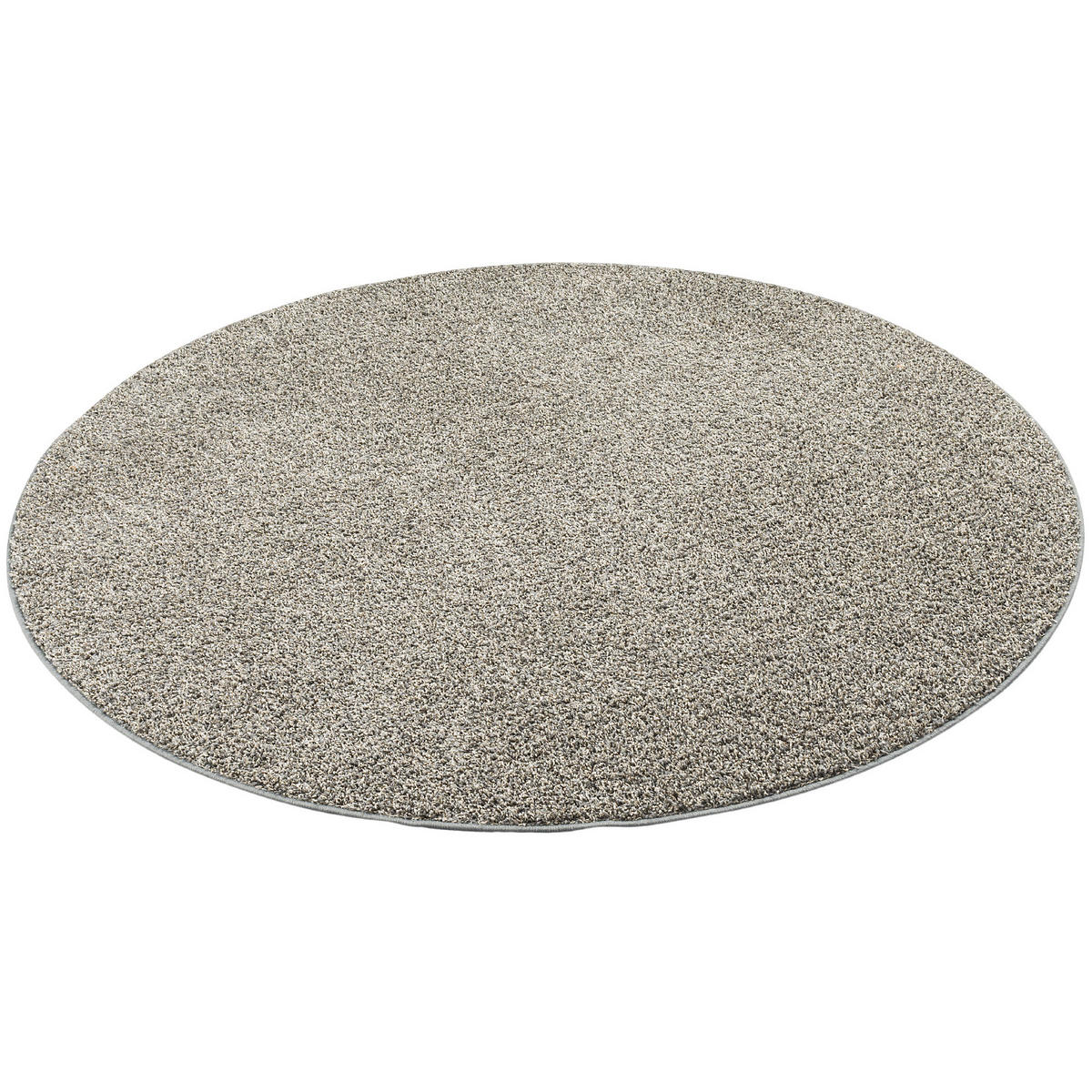 HOCHFLOR VELOURS TEPPICH MONA MIX RUND - Anthrazit, Textil (133/133cm) - Snapstyle