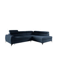 ECKSOFA Toronto - Blau, Holzwerkstoff/Textil (270/200cm) - Fun Möbel