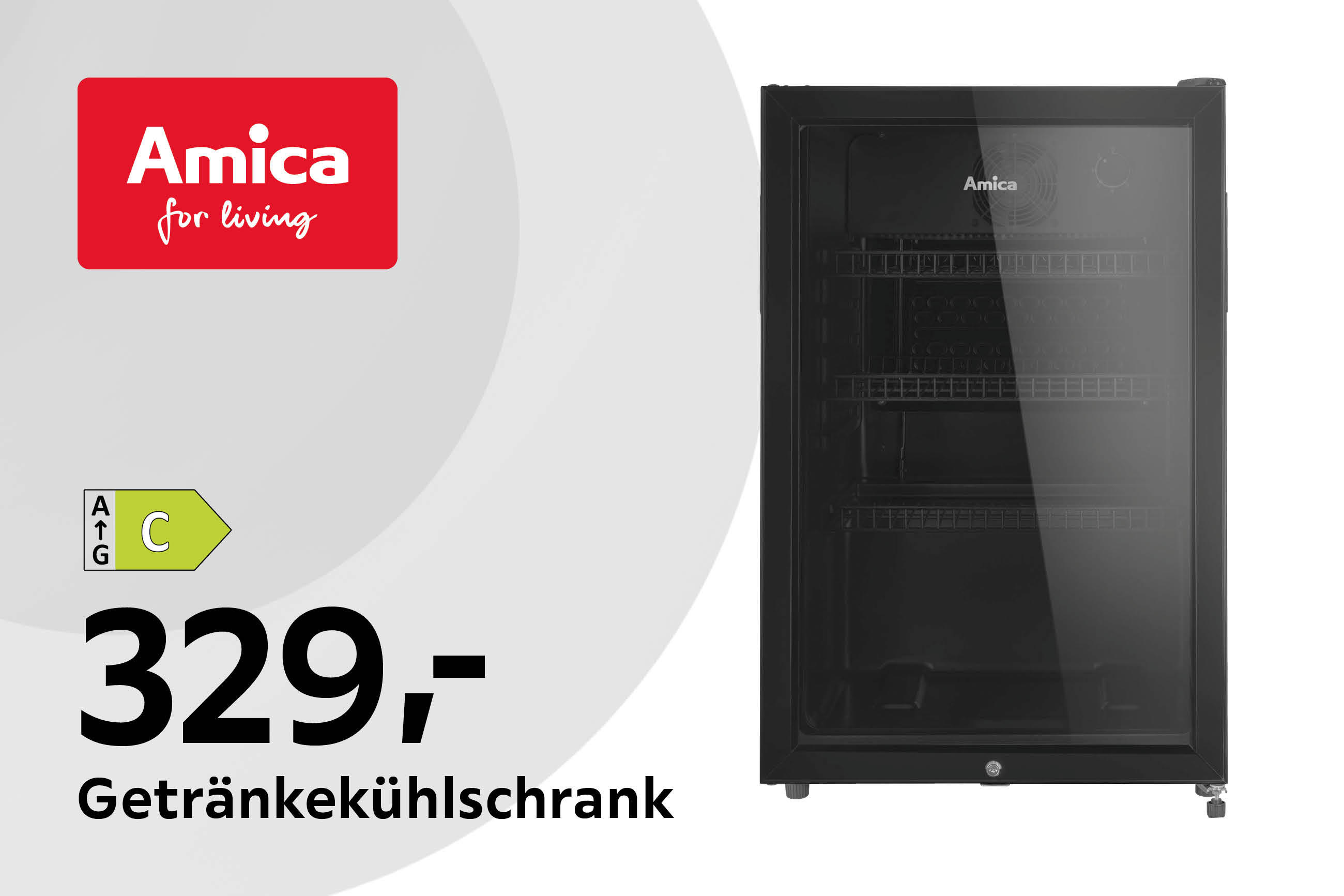 Getränkekühlschrank von Amica für 329 €