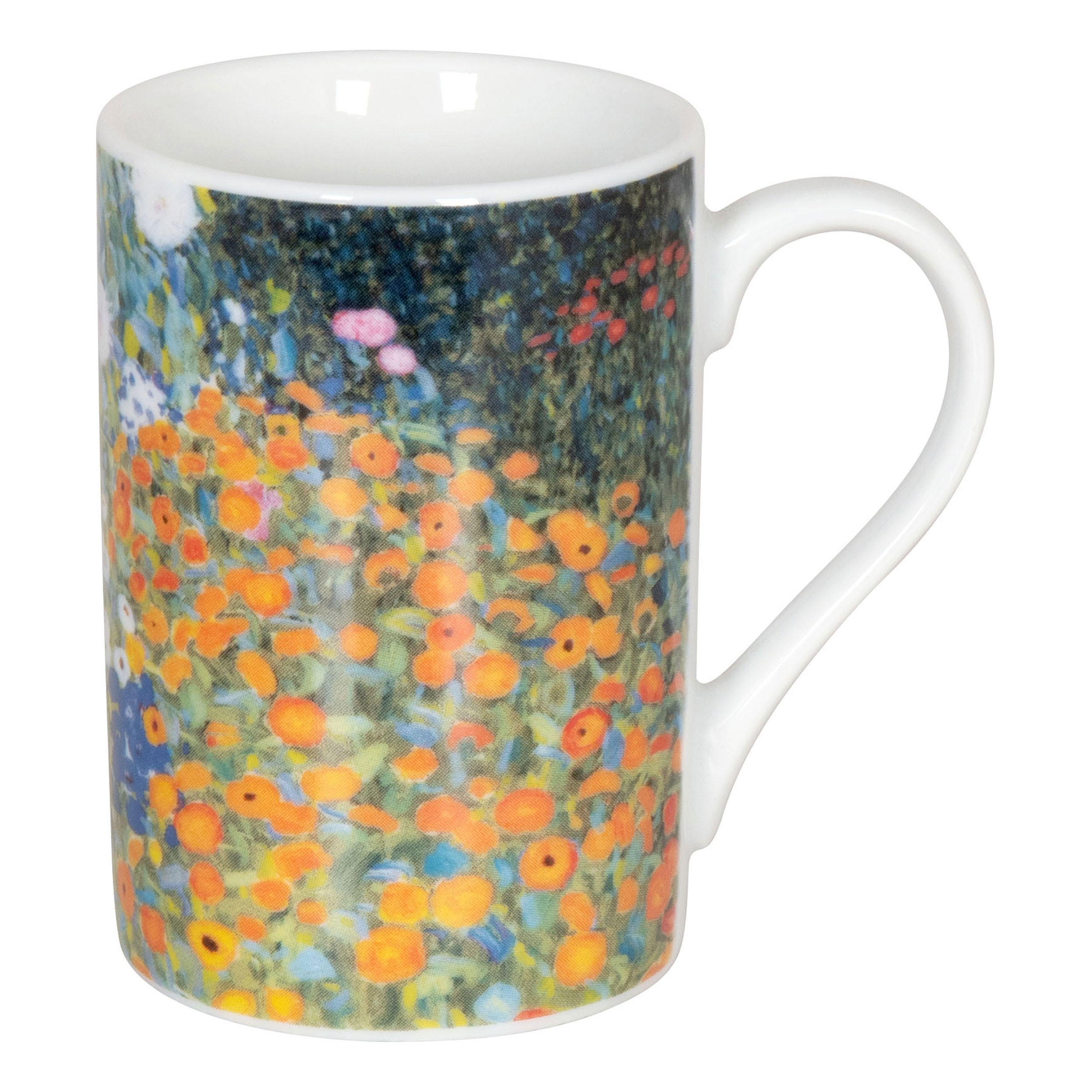 MINI BECHER Kunst Les fleurs Klimt - Naturfarben, Keramik (0.08L) - Könitz