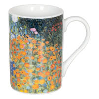 MINI BECHER Kunst Les fleurs Klimt - Naturfarben, Keramik (0.08L) - Könitz