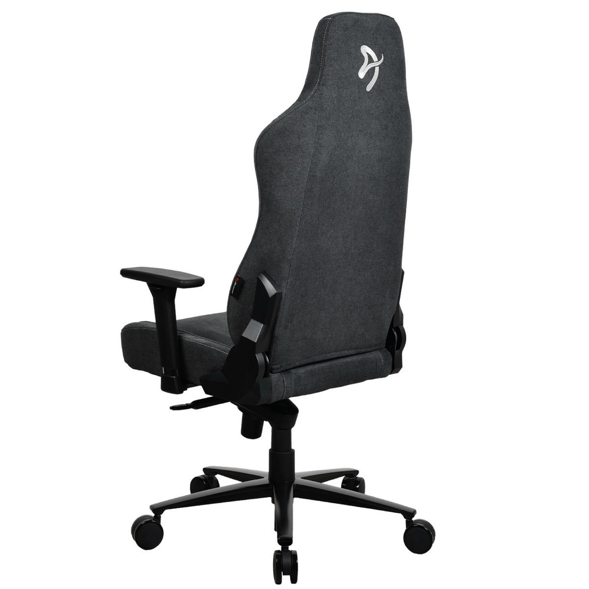 GAMINGSTUHL Vernazza Soft Fabric™ Dunkelgrau - Dunkelgrau/Schwarz, Textil/Metall (68/135/50cm) - Arozzi