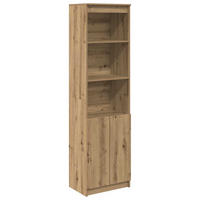 HIGHBOARD Artisan-Eiche 50/35/180 Cm Holzwerkstoff - Braun, Holzwerkstoff (35/180/50cm) - vidaXL