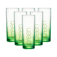 TRINKGLÄSER Favo Grün 360 ml 6er Set - Grün, Glas (0.36L) - Ritzenhoff Breker