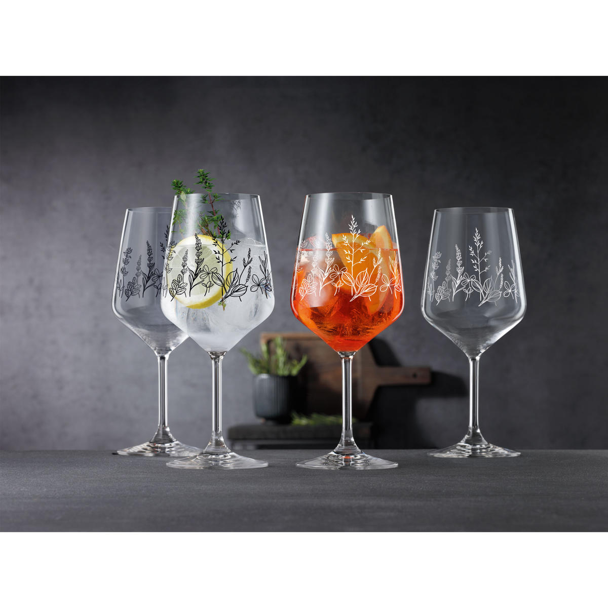 WEINGLAS Tattoo Botanical White, 2er Set, Kristallglas, 630 ml - Weiß, Glas (0.63L) - Nachtmann