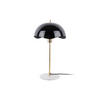 TISCHLAMPE Waved Dome 30/30/56 cm - Schwarz, Metall (30/30/56cm) - Leitmotiv