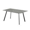 ESSTISCH MARA 120-160/80/76 cm Beton - Anthrazit, Holz (80/120/76cm) - B&D Home
