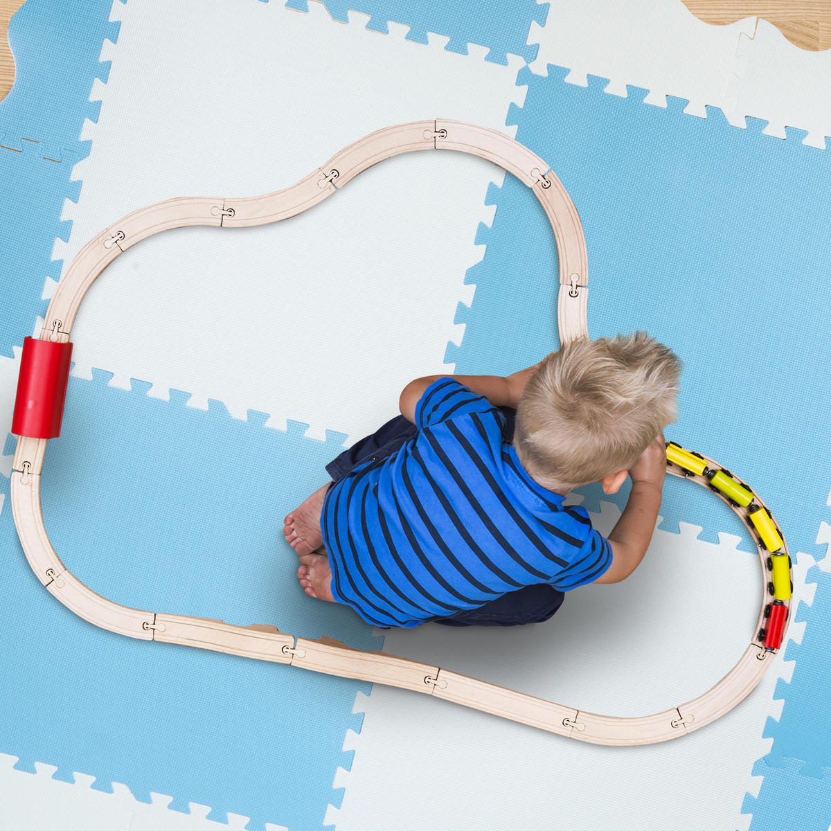 PUZZLEMATTE - Multicolor, Kunststoff (150/150cm) - Relaxdays