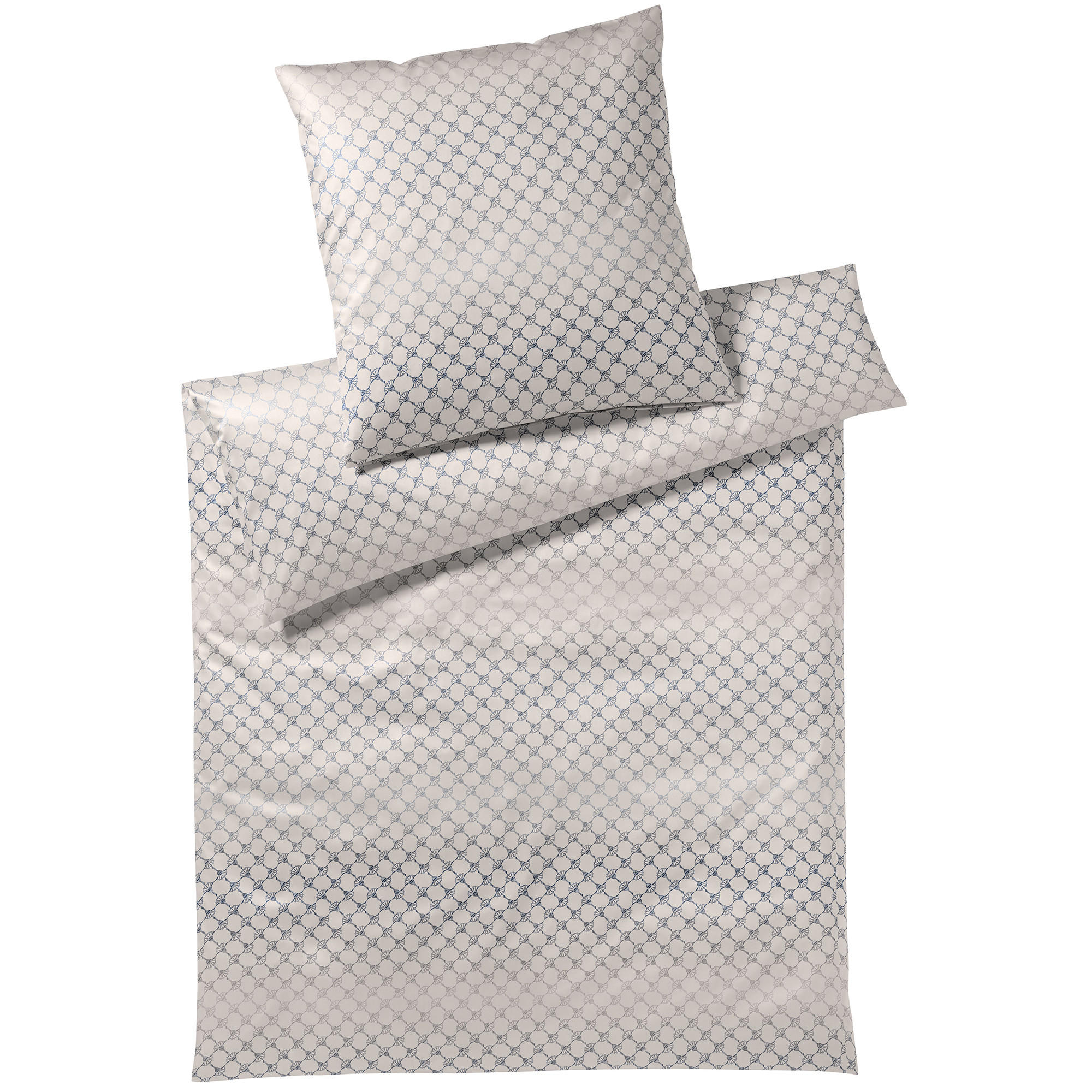BETTWÄSCHE CORNFLOWER GLEAM 4106 STONE - 09 - Grau, Textil (80/80cm) - Joop!