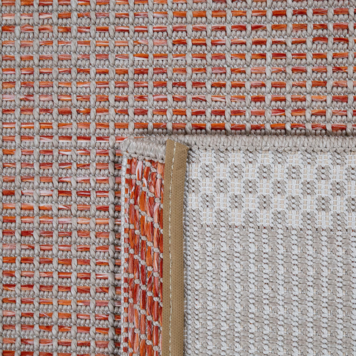 OUTDOORTEPPICH 200/200 cm Quebec 135 - Orange, Textil (200/200cm) - Paco Home