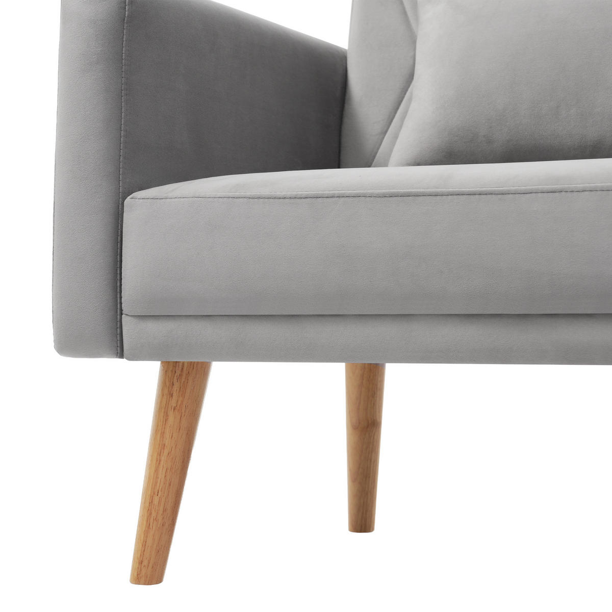 SOFA 2-Sitzer 180/75/82 cm Grau - Grau, Textil (75/82/180cm)