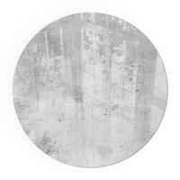 GLASPLATTE für Kamin Ø 100 cm - Grau, Glas (100/100/0.4cm) - TULUP